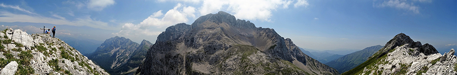 PERIPLO del Pizzo Arera con salita alla CORNA PIANA (2302 m) il 19 luglio 2017